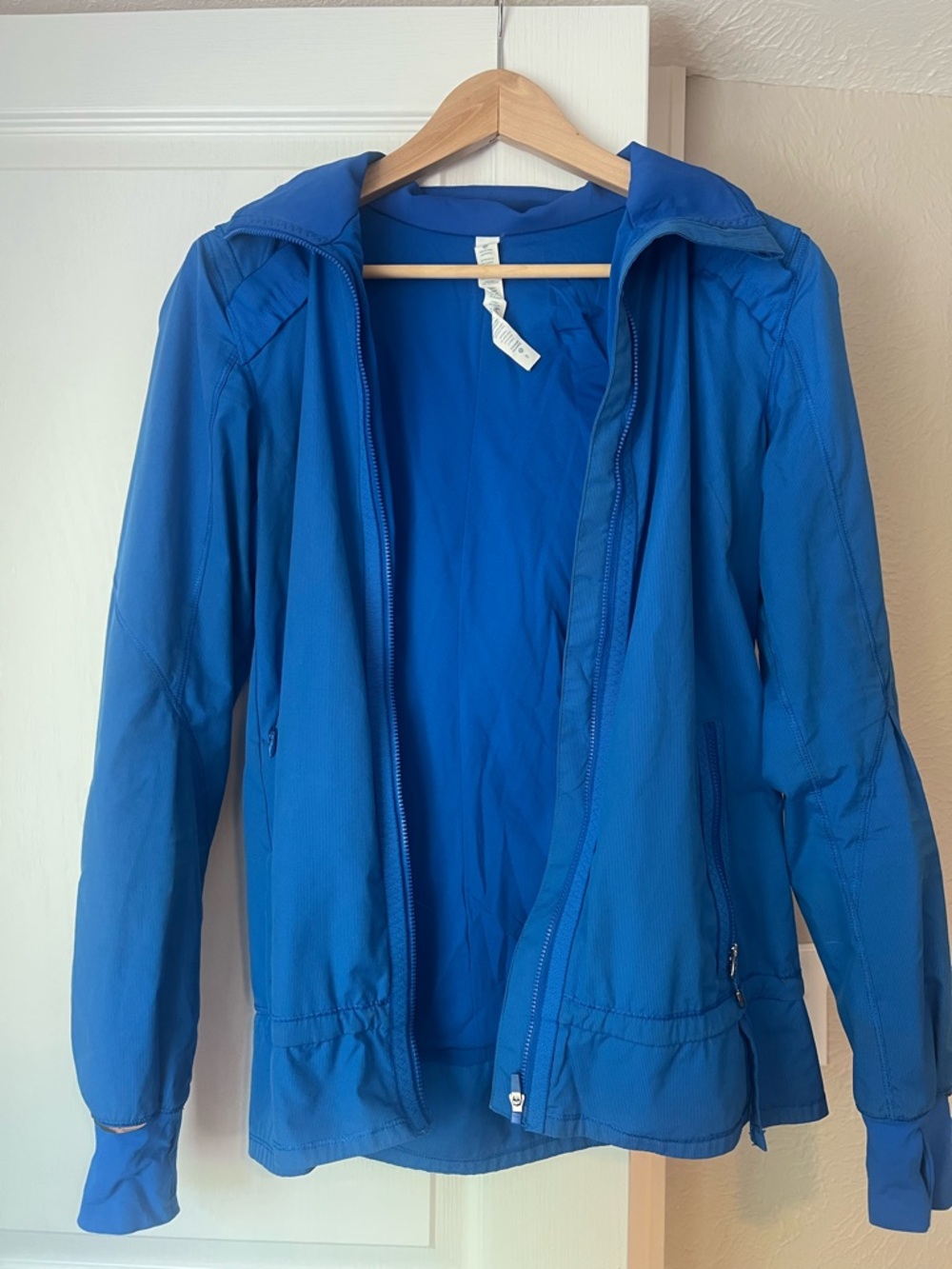 lululemon athletica Electric Blue Lightweight Hooded Utility Jacket